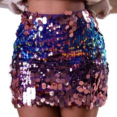 Style: Sexy Fit: Slim Fabric: Sequin Pattern: Non Element: Sequin Dress/Skirt Length: Short Rise: High Rise Product Type: A Line Main Composition: Polyester Season: Summer Sparkly Skirts, Chiffon Skirts, Skirt Sequin, Sequin Midi Skirt, Leather Skirts, Nightclub Party, Wrap Mini Skirt, Skirts Women, Women Skirt