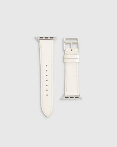 The best in tech meets the finest in fashion with our Leather Apple Watch Band. Hand crafted from the finest top-grain calf leather, this band features sleek saddle stitching and a stainless steel buckle. Designed to last a lifetime, this piece is a smartest choice for your smart watch. Best Apple Watch, Leather Apple Watch Band, Apple Watch Sizes, Apple Watch Bands Leather, 38mm Apple Watch Band, New Bands, Great Bands, Apple Watch Band, Apple Watch Series