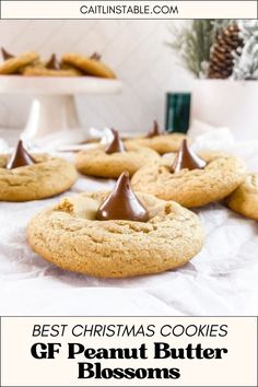 the best christmas cookies gf peanut butter blossoms