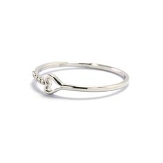 This simple yet beautiful diamond heart ring is stamped with 14k/18k gold. The ring is made with real gold and diamonds. You can get the ring engraved with your friends or lovers to use it as a friendship ring or promise ring. The ring also makes a great gift for little girls and daughters. Other Heart Rings: https://etsy.me/2O2ikL8 https://etsy.me/2GlsVe5 Heart Diamond Ring Details: Natural Diamond Total Carat: 0.04 carats Total number of diamonds: 5 Diamond Color: G Diamond Clarity: SI (Eye cl Valentine's Day Single Diamond Ring In Fine Jewelry Style, Dainty Heart Cut White Gold Diamond Ring, Valentine's Day Dainty Cubic Zirconia Rings, Minimalist Diamond Heart Ring For Promise, Minimalist Diamond Heart Ring For Anniversary, Single Diamond Promise Ring For Valentine's Day, Minimalist Diamond Ring For Anniversary On Valentine's Day, Minimalist Diamond Heart Promise Ring, Dainty Diamond Heart Cut Ring