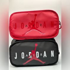 Nike Air Jordan Travel Bag Dopp Kit Clutch Bag Toiletries Bag Gym Jumpman Available In The Following Colors: Black Red Jordan Travel, Leather Dopp Kit, Nike Bags, Dopp Kit, Toiletry Bag Travel, Toiletries Bag, Toiletry Bags, Training Shoes, New Nike