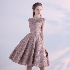 Knee-length Lace Mini Dress For Prom, Lace Knee-length Mini Dress For Prom, Lace Knee-length Prom Mini Dress, Knee-length Mini Dress For Homecoming And Prom Season, Knee-length Evening Dress For Prom, Knee-length Evening Dress For Prom Season, Knee-length Bridesmaid Dress For Prom Season, Knee-length Mini Dress For Homecoming, Knee Length Prom Dress