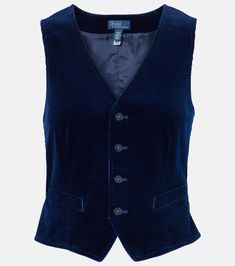 Find RALPH LAUREN Cotton Corduroy Vest on Editorialist. Material: 100% cotton. Care instructions: machine wash at 30 degrees. Made in China. Designer color name: Indigo. Lining: 100% cupro. Closure: buttoned front. Corduroy Waistcoat, Corduroy Vest, Polo Ralph Lauren Women, Cotton Vest, Cotton Poplin Shirt, Wool Vest, Outerwear Vest, Womens Blazers, Menswear Inspired