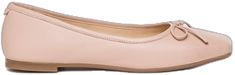 Gwynn Ballerina Flat Feminine Leather Ballet Flats With Leather Sole, Spring Casual Calf Leather Flats, Casual Calf Leather Flats For Spring, Spring Calf Leather Flats With Rubber Sole, Spring Calf Leather Ballet Flats, Feminine Leather Ballet Flats, Chic Spring Calf Leather Flats, Chic Spring Ballet Flats With Leather Sole, Chic Ballet Flats With Rubber Sole