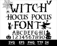 Spooky Fonts Alphabet Halloween, Magic Alphabet, Halloween Calligraphy, Witch Font, Spooky Lettering, Halloween Fonts Alphabet, Spooky Letters, Canva Halloween, Evil Words