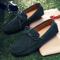 Men's Summer & Spring Breathable Leather Driving Loafers | ZORKET – zorket