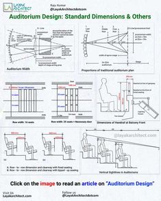 the instructions for how to use an auditorium chair and other seating areas in this project