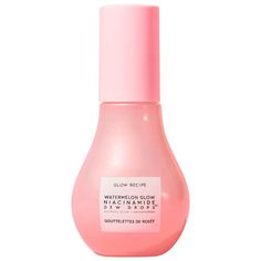 Watermelon Glow Niacinamide Dew Drops, Niacinamide Dew Drops, Glow Recipe Watermelon, Make Up Primer, Hydrating Skin Care, Face Brightening, Moringa Oil