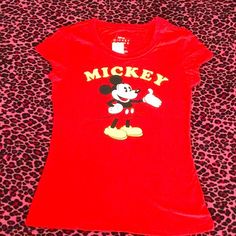 Brand New Sexy Form Fitting Tee Available In Both Small And Medium Next Day Shipping Cute Red Fitted T-shirt, Cute Fitted Red T-shirt, Trendy Fitted Red Shirt, 50th Anniversary Shirt, Nightmare Before Christmas Shirts, Teal Shirt, Mickey Mouse Shorts, Paris Shirt, Disney Shorts