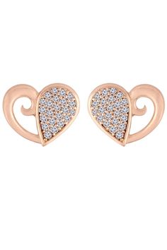 Product Features: Color: Rose Gold Base Metal: Alloy Work: Crystal and Stone Plating Material: 18K Rose Gold Plated Earring Dimension: H - 2.3 CM x W - 2.3 CM Occasion: Festive Disclaimer: There will be slight difference in digital to actual image Luxury Rose Gold Heart Cut Earrings, Cheap Rose Gold Heart Earrings For Gifts, Heart-shaped Rose Gold Earrings For Mother's Day, Rose Gold Double Heart Earrings For Mother's Day, Rose Gold Double Heart Earrings For Wedding, Rose Gold Heart-shaped Earrings For Wedding, Rose Gold Heart-shaped Wedding Earrings, Formal Rose Gold Heart Earrings, Rose Gold Heart Earrings For Valentine's Day Formal