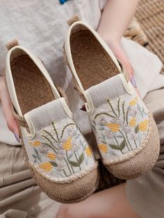 Radiate beachy vibes with every step wearing this slip-on espadrille that showcases a stripe motif and cross-strap. A rubber sole keeps your footing sure as you navigate slippery terrain. Slip-on Canvas linen upper Man-made lining Natural straw mat breathable insole Rubber sole Rose Field, Field Corn, Cactus Rose, Beachy Vibes, Reindeer Headband, Slip On Espadrilles, Daily Dress, Dress Jewelry, Flat Espadrille