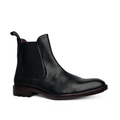 Crafted Of Genuine Leather, These Chelsea Boots Are Designed With A Rubber Non Slip Sole. Ideal For Formal Or Casual Outfits. Upper: 100% Leather. Linin: 100% Leather. Insole: 100% Leather. Almond Toe. Rubber Non Slip Sole. Antibacterial And Breathable Lining. Classic Chelsea Boots With Textured Sole And Round Toe, Classic Black Chelsea Boots With Round Toe, Classic Chelsea Boots With Flat Leather Sole, Fall Chelsea Boots With Leather Footbed And Plain Toe, Leather Chelsea Boots With Plain Toe For Business Casual, Casual Leather Chelsea Boots With Textured Sole, Fall Leather Shoes With Contrast Sole, Formal Black Chelsea Boots With Leather Footbed, Black Ankle-high Chelsea Boots For Work