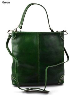 Leather ladies handbag shoulder bag luxury bag women handbag green made in Italy women leather tote bag leather purse ladies shoulder bag Our handbags are manufactured 100% in Italy, handcrafted with the highest quality materials, to create a beautiful and durable product. Genuine Italian leather and fine detailing, make this an essential product to have, as good or better than any luxury item you will find in other stores. Our motto is: Made in Florence, Italy, shipped from Florence, Italy! Thi Italy Women, Leather Handbags Women, Luxury Bag, Bag Luxury, Women Handbag, Leather Briefcase, Tote Bag Leather, Womens Purses, Bag Women