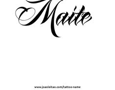 the word marie written in cursive writing on a white background with black ink