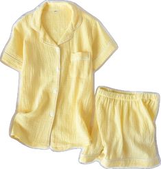 Casual Spring Bedtime Sets, Casual Bedtime Sets For Spring, Spring Sleepover Cotton Sets, Spring Cotton Sleepwear For Pajama Party, Summer Sleepwear Cotton Sets, Summer Cotton Loungewear Sleepwear, Summer Cotton Sleepwear For Loungewear, Comfortable Summer Sets For Pajama Party, Cotton Pajama Shorts For Summer Pajama Party