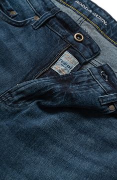 Crafted from premium Italian vintage stonewash denim, these jeans are designed to look and feel like they've already been lovingly broken in. 32" inseam; 14" leg opening; 10" front rise 98% cotton, 2% elastane Machine wash, line dry Imported Vintage Italian, Feel Like, To Look, That Look, Nordstrom, Blue, Design