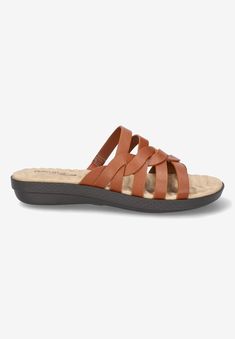 The asymmetrical woven strappy vamp offers on trend styling in Sheri by Easy Street. It is the perfect way to slide into total comfort. Designed with a London Gifts, Platinum Credit Card, Summer Attire, Every Step You Take, Gift Card Number, Easy Street, Woman Within, Swimsuits For All, Casual Sandals