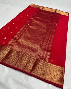 1.this is beautiful pure katan silk chanderi sari with all over buttis with nakshi border with running  blouse piece 2.this sari is 5.5 mt length  3this is a very elegant looking sari for all occasions like weddings and other formal events  4.fall n pico is complimentary  5.blouse can be made as per the requirements of the clients with proper measurements.stiching charges will be extra  6.plz check the availability of the sari before placing the order Navratri Saree With Zari Work, Navratri Saree With Zari Work For Rituals, Semi-stitched Paithani Silk Dupatta For Puja, Navratri Saree For Rituals With Pallu Detail, Semi-stitched Pallu Saree For Rituals, Paithani Silk Dupatta For Rituals And Festivals, Banarasi Silk Saree For Navratri Rituals, Navratri Saree With Zari Weaving For Rituals, Navratri Banarasi Silk Saree For Rituals