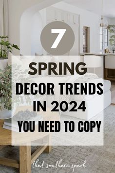 spring decor trends in 2024 Spring Bedroom Decor, Spring Home Decor Ideas, Spring Interior Design, Spring Living Room Decor, Spring Living Room, Summer Living Room, Spring Interiors, Spring Bedroom, Trending Paint Colors