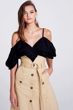 Style Finder, Cold Shoulder Blouse, Skirt Belt, Cold Shoulder Top, Women Shirts Blouse, Style Me Pretty, Sofia, Latest Fashion Trends, Cold Shoulder