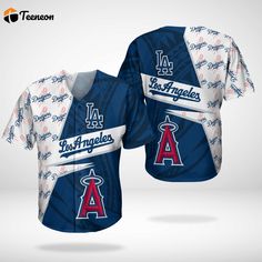 The MLB Los Angeles Dodgers Baseball Jersey is a must-have for any true fan. Made with premium materials, this jersey Jersey Bedding, Dodgers Baseball, Arizona Diamondbacks, Custom Jerseys, Oakland Athletics, Texas Rangers, Los Angeles Dodgers, 3d T Shirts, Baseball Jersey