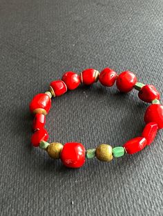 Unisex Handmade Beaded Bracelets Featuring Bamboo Coral, Turquoise, Agate Beads - Etsy Adjustable Turquoise Beaded Bracelets With Wooden Beads, Turquoise Beaded Bracelets With Wooden Beads, Traditional Adjustable Beaded Bracelets With Natural Stones, Adjustable Wooden Beads Bracelets For Healing, Adjustable Turquoise Bracelets With Wooden Beads, Red Adjustable Artisan Bracelet, Artisan Red Adjustable Bracelet, Artisan Wooden Beads Stretch Bracelet, Traditional Adjustable Wooden Beads Stretch Bracelet