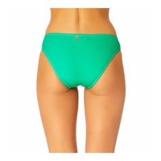 Enjoy the summer with our Basic Bottom and look sophisticated at the beach all season long. Made from copper-infused fabric, these swim bottoms have anti-bacterial and odor-control properties, ensuring lasting freshness during your active beach days. These swim bottoms will flatter your hips while providing moderate coverage and sun protection from its UPF 50+ rating. Pair these swim bottoms with our matching Banded V-Neck Longline Bra for a complete summer look! Green Beachwear Bottoms With Upf 50+, Solid Summer Bottoms With Smoothing Details, Solid Smoothing Bottoms For Summer, Solid Color Summer Bottoms With Smoothing, Green Upf 50+ Beachwear Bottoms, Fitted Green Swimwear With Uv Protection, Summer Nylon Brief Bottoms, Green High Waist Swimwear For Sunbathing, Green High-waist Swimwear For Sunbathing