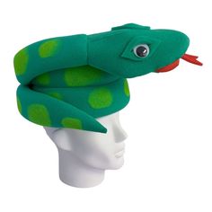 Foam Party Hats Snake Hat - Serpent Party Hat - Snake Headpiece - Animal Costume Hat - Snake Hat for Kids - Handmade Snake Hat - Party Favor Fun Brimmed Costume Hats For Parties, Novelty Brimmed Costume Accessories For Costume Party, Novelty Brimmed Costume Accessories For Party, Themed Cap For Costume Party, Novelty Brimmed Costume Hats And Headpieces, Adjustable Brimmed Themed Costume Accessories, Novelty Costume Hat With Curved Brim, Novelty Mini Hats For Birthday, Novelty Mini Hats For Birthdays