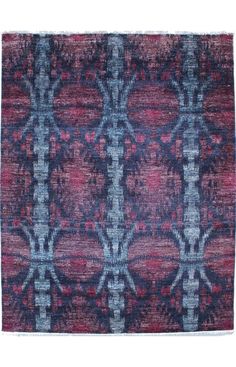 Armory Red Rug in Purple, Bohemian Collection, Rugs USA Nuloom Rugs, 1960s Hippie, Bohemian Rugs, Flooring Inspiration, Shag Rugs, Bohemian Pattern, Ikat Print, Rugs Usa, Buy Rugs