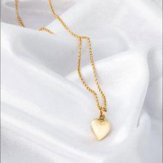 Perfect as a Valentine's gift or a heartfelt present for someone special, this love pendant is sure to make a lasting impression. Wear it alone for a subtle statement or layer it with other favorites for a trendy look. Show your love and appreciation with this beautiful 14k gold 3D heart necklace. *Free Express International Shipping *Free returns within 14 days from the order date. *14K solid gold chain is included if you select. NEXT BUSINESS DAY SHIPPING! PRODUCT DETAILS *The product is made of 100% 14k Solid Gold and it has a 14K or 585 stamp on item. (We don't sell filled or plated jewelry) *The package includes a gold certificate.  *The product includes 14K solid gold chain. *Every package comes in a gift box. *14K gold indicates that the product is produced from 58% pure gold. *Chai 14k Gold Heart Pendant Locket For Anniversary, 14k Gold Heart Pendant Keepsake Jewelry, 14k Gold Heart Pendant Necklace With Adjustable Chain, Valentine's Day Gold Plated Heart Cut Necklace, 14k Gold Pendant Charm Necklace For Valentine's Day, 14k Gold Heart Charm Necklaces With Adjustable Chain, Rose Gold Heart Pendant Necklace With Charms, 14k Gold Heart Charm Necklace With Adjustable Chain, Gold Plated Heart Beaded Necklace For Anniversary