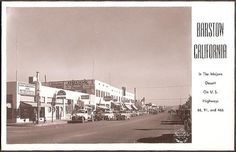 an old black and white photo of downtown california