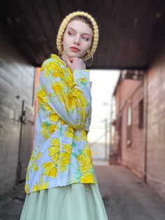 "Bright as sunshine yellow floral Vera button down blouse. All nylon ⭐️ Marked a size 14 In excellent condition with no flaws of note. Measurements Bust 40\" Length 25\" Please message me with questions before purchasing. All sales are final and ship fast from the Vermont shop. Find us on Instagram @anasclosetfullofcolor Thankyou XO" Retro Summer Blouse For Day Out, Yellow Blouse With Button Closure For Daywear, Vintage Yellow Collared Blouse, Yellow Floral Print Collared Blouse, Yellow Button-up Tops For Spring, Retro Button-up Blouse For Day Out, Collared Yellow Blouse With Floral Print, Yellow Collared Blouse With Floral Print, Spring Retro Button-up Blouse