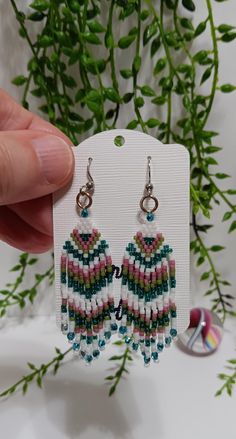 Fringe summer colors. Light weight and comfortable to wear. Made with Delica beads, Fire Polish glass  beads, and stainless steel hooks. Hypoallergenic Summer Multicolor Hypoallergenic Earrings, Hypoallergenic White Beaded Earrings For Everyday, Multicolor Dangle Earrings For Everyday, Everyday Multicolor Dangle Earrings, Colorful Beaded Dangle Earrings For Everyday, Multicolor Dangle Earrings, Casual Multicolor Teardrop Earrings, White Everyday Earrings With Colorful Beads, Casual Handmade Beaded Dangle Earrings