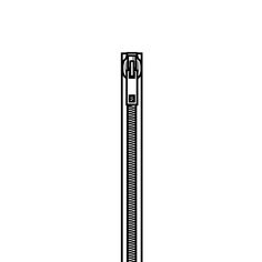 a black and white drawing of a tall metal object