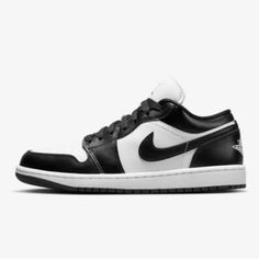 (eBay) Find many great new & used options and get the best deals for Nike Women's Air Jordan 1 Low Shoes 'Black White Panda' (DC0774-101) at the best online prices at eBay! Free shipping for many products! Black Basketball Shoes With Contrast Sole For Streetwear, Modern Black Jordan Shoes With Contrast Sole, Black Nike Air Force 1 Streetwear With Rubber Sole, Black High-top Nike Air Force 1 With Contrast Sole, Nike Black Basketball Shoes For Streetwear, Black Jordan Lace-up Shoes For Streetwear, Black Jordan Shoes With Boost Midsole For Streetwear, Nike Air Force 1 Black With Contrast Sole, Nike Air Force 1 Low-top Black With Contrast Sole