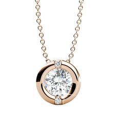 PRICES MAY VARY. ROSE GOLD NECKLACE DETAILS - 16 in Chain with 2 in extender, .5 in Rose Gold Plated pendant with 2 small 2mm CZ and 1 larger 6mm CZ. This necklace is absolutely beautiful! This is the perfect necklace for the amazing woman in your life, she will not be able to wait to show off her new pendant w/ crystals to all of her friends! JEWELRY FOR WOMEN - These necklaces are the perfect fashion accessory for any woman! This fashion necklace will flatter anyone, with the beautiful crystal Cheap Jewelry With Prong Setting For Gifts, Cheap Chain Necklace With Adjustable Round Pendant, Cheap Round Pendant Necklaces For Party, Cheap Round Pendant Charm Necklace For Women, Cheap Adjustable Chain Necklace With Round Pendant, Meaningful Jewelry Diamond, Gold Round Necklace Pendant, Diamond Pendant Necklace Vintage, Luxury Solitaire Diamond Necklace Vs Clarity