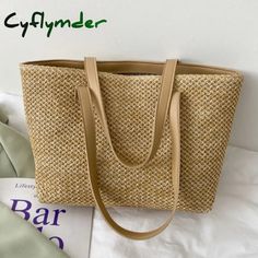 Brand Name: CyflymderHandbags Type: Shoulder BagsTypes of bags: Shoulder & HandbagsMain Material: StrawLining Material: PolyesterShape: Casual TotePlace Of Origin: ZHE JIANG ProvinceOrigin: Mainland ChinaHardness: SOFTPattern Type: SolidInterior: No PocketDecoration: NONEExterior: NONEOccasion: VersatileClosure Type: zipperGender: WOMENStyle: CasualModel Number: ShoulderNumber of Handles/Straps: Twoshoulder bag: handbagbags for women: Handbag for Womensac a main femme: torebka damskaWomen shoulder bags: Causal Luxury HandbagsFemale Shoulder Bag: Women's HandbagFemale Bolsas: luxury designer handbagPurses Handbags: Ladies Phone Purse Bolso MujerLady Hand Bags Purse: Travel Purses and HandbagsFemale Shoulder Simple Bag: Shoulder Messenger Bags[23y 2m 9d] Branded Shopping Bags, Simple Bag, Women Backpack Travel, Yellow Handbag, Green Handbag, Woven Handbags, Makeup Bag Organization, Travel Bags For Women, Travel Purse