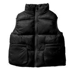 PRICES MAY VARY. Basic Classic Puffer Vest --- Front zipper with safety cap/ Two sides pockets/ Shiny fabric/ Waterproof/ Dirt resistant/ Plain solid color Cute Sleeveless Puffer Jacket --- 100% Polyster. Comfy and soft fabric, The lightweight vest is perfect for spring fall winter and great for everyday activities. Warm Outwear --- The filled vest provided the maximum mobility for your kids playing freely outdoor. Must-have Vest --- Machine wash in cold water, hang to dry. Please check our size Sleeveless Puffer Jacket, Kids Puffer Vest, Sleeveless Puffer, Lightweight Vest, Black Puffer Vest, Shiny Fabric, Outwear Jackets, Outerwear Vest, Reversible Quilt