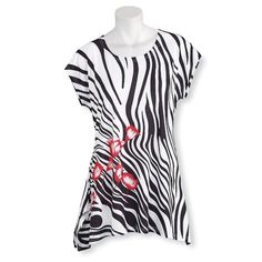 Zebra & Poppies Tunic - Casual, Comfortable & Colorful Women's Clothing Mix N Match, Matching Outfits, Poppies, Women's Clothing, Mini Dress, Clothes For Women, Women's Top, Clothes, Color