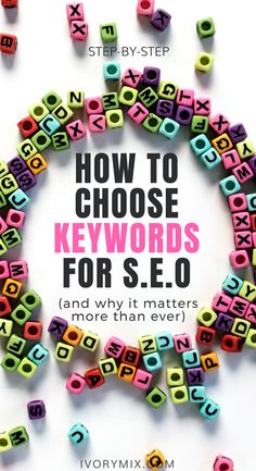 the cover of how to choose keywords for seq and why it matters more than ever