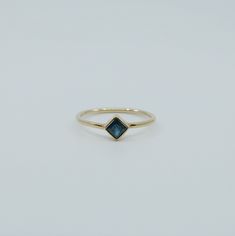 Square Bezel Sapphire Ring, blue sapphire bezel ring, sapphire stacking ring, blue sapphire ring, square sapphire ring, gold square band Simple Sapphire Ring, Sapphire Ring Simple, Chevron Rings, Engagement Rings Under 1000, Fancy Jewelry Necklace, Casual Rings, Cute Engagement Rings, Chevron Ring, Magical Jewelry