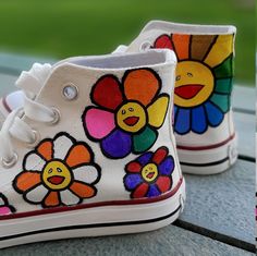 "⭐ FREEE SHIPPING ⭐ Indie pop style comfortable shoes. Regarding the painted sneakers are handmade, thus please allow imperfections that make these art pieces more unique, charming and stunning pieces for you. We do hope you would love this art. Each white sneakers women pair is hand-painted by a unique artisan to express their individual style and creativity. Ideal for casual and formal wear both with eastern as well as western apparel. Add your personalization: If you want to add some personal Cute Spring High-top Sneakers With Round Toe, Cute High-top Sneakers With Round Toe For Spring, Cute High-top Sneakers For Spring, Cute White High-top Sneakers For Spring, Cute Multicolor High-top Sneakers, Fun Spring Sneakers With Rubber Sole, White Round Toe Sneakers For Gift, White Canvas Shoes With Rubber Sole, White High-top Sneakers For Birthday