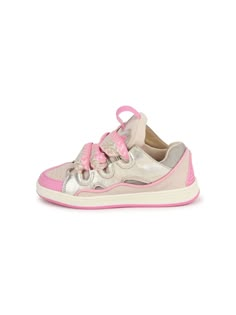 pink leather sneakers round toe front lace-up fastening pull-tab at the tongue rubber soleComposition: Leather, 100% Benjamin Millepied, Custom Sneakers Diy, Lanvin Sneakers, Pretty Sneakers, Diesel T Shirts, Teen Swag Outfits, Nike Fashion Shoes, Pretty Shoes Sneakers, Jeanne Lanvin