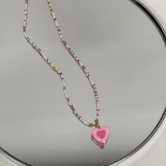 Material: Imitation pearl Color: Blue, Yellow, Purple, Pink Fashion Element: Love Heart/Heart Shape Style: Korean Korean Style Heart-shaped Colorful Beads Necklace For Jewelry Making, Adjustable Colorful Beads Necklace For Valentine's Day, Dainty Heart-shaped Jewelry With Colorful Beads, Valentine's Day Beaded Party Necklace, Heart-shaped Colorful Beads Jewelry For Valentine's Day, Colorful Heart-shaped Beads For Jewelry Making, Valentine's Day Gift Pink Beaded Necklaces, Valentine's Day Multicolor Beaded Necklaces, Valentine's Day Colorful Beads For Jewelry Making