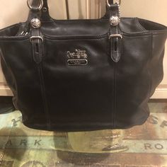 Coach Mia Black Leather Tote Silver Hardware New Without Tags 15740 Approx 13 X 10 Height X 5 Beautiful Soft Leather Thanks Classic Silver Soft Leather Bag, Bags Coach, Black Leather Tote, Fall 2024, Silver Hardware, Womens Tote Bags, Coach Bags, Leather Tote, Soft Leather