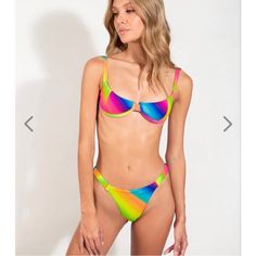 New With Tags. Oneone Swim Neon Bikini. Never Worn! #Bikini #Neon #Oneoneswim #Revolve #Lspace #Rainbow As Seen On Miami Swim Week Topshop, Lulu’s, Revolve, Tularosa, Anthropologie, Petal And Pup, Forever 21, American Eagle, Nasty Gal, Zara, Boem, Nordstrom, Socialite, Lululemon, Zella, Bb Dakota, Vero Moda, Bevello, Tobi, Free People, Amaryllis, Fabletics, Francesca’s, Express, Reformation, Lovers + Friends, Hemline, Lush, Kendall & Kylie, Madewell, Levi, Vici, Vicidolls, Fabrik, Vestique, Red Vibrant Triangle Top Swimwear For Poolside, Vibrant Triangle Top Swimwear For Sunbathing, Trendy Neon Swimwear For Beach Season, Neon Swimwear For Beach Party Season, Multicolor Swimwear With Uv Protection For Sunbathing, Fun Swimwear With Uv Protection For Pool, Multicolor Uv Protection Swimwear For Beach Party, Multicolor Uv Protection Swimwear For Sunbathing, Fun Uv Protection Swimwear For Pool