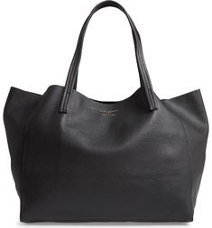 Kurt Geiger London Violet Leather Tote | Nordstromrack London Bag, Soft Leather Tote, London Bags, Large Leather Tote Bag, Large Purse, Large Leather Tote, Black Leather Tote, Tote Bag Leather, Black Tote