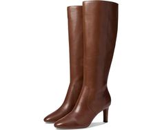 LAUREN Ralph Lauren Caelynn II | Zappos.com Classic Mid-calf Boots With Sculpted Heel For Fall, Classic Knee-high Boots With Sculpted Heel For Fall, Classic Fall Knee-high Boots With Sculpted Heel, Trendy Tall Leather Heeled Boots, Sleek Tall Heeled Boots For Fall, Classic High Shaft Boots For Office, Classic Tall Heeled Boots For Fall, Elegant Tall Mid-calf Boots For Fall, Sleek High Heel Knee-high Boots For Fall