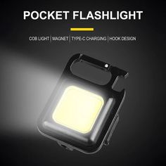 the pocket flash light is on display in this advertisement