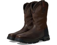 Men's Durango Ranger XP 11" WP STOE Durable Western Work Boots With Snip Toe, Durable Plain Toe Boots For Outdoor Work, Rugged Durable Boots With Plain Toe, Abrasion-resistant Brown Boots For Outdoor Activities, Brown Abrasion-resistant Round Toe Boots, Rugged Brown Work Boots Abrasion-resistant, Rugged Brown Abrasion-resistant Work Boots, Rugged Boots With Reinforced Toe For Outdoor Work, Rugged Abrasion-resistant Boots